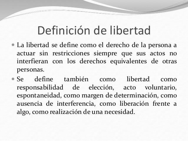 Definicion de Libertad photo 1